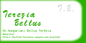 terezia bellus business card